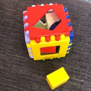 Colorful Geometric Shape Sorting Toy